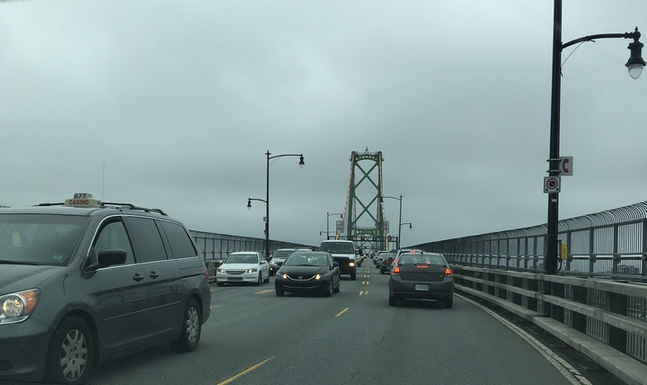 crossing Angus L. Macdonald Bridge